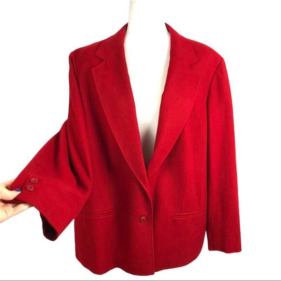 VTG Pendleton Red 100% Virgin Wool Blazer Button - Picture 2 of 15